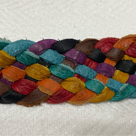 Hammitt Bryant Zinfandel Red Crossbody Bag with Multicolor Strap - Picture 7 of 8